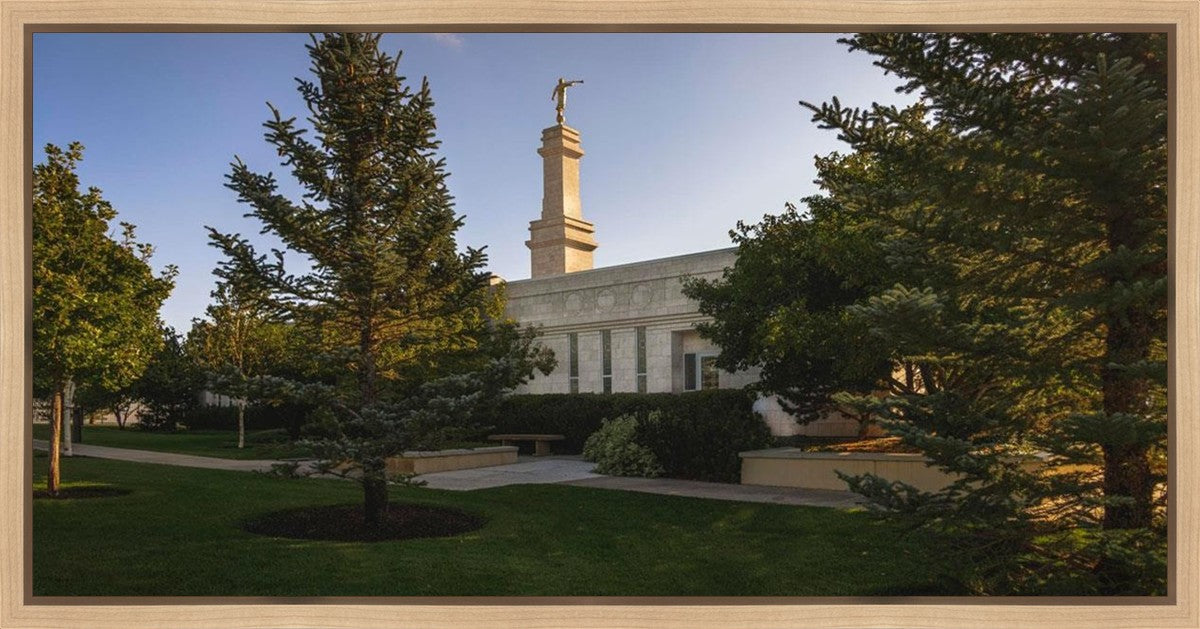 Monticello Temple Daytime Skies Gallery Wrap