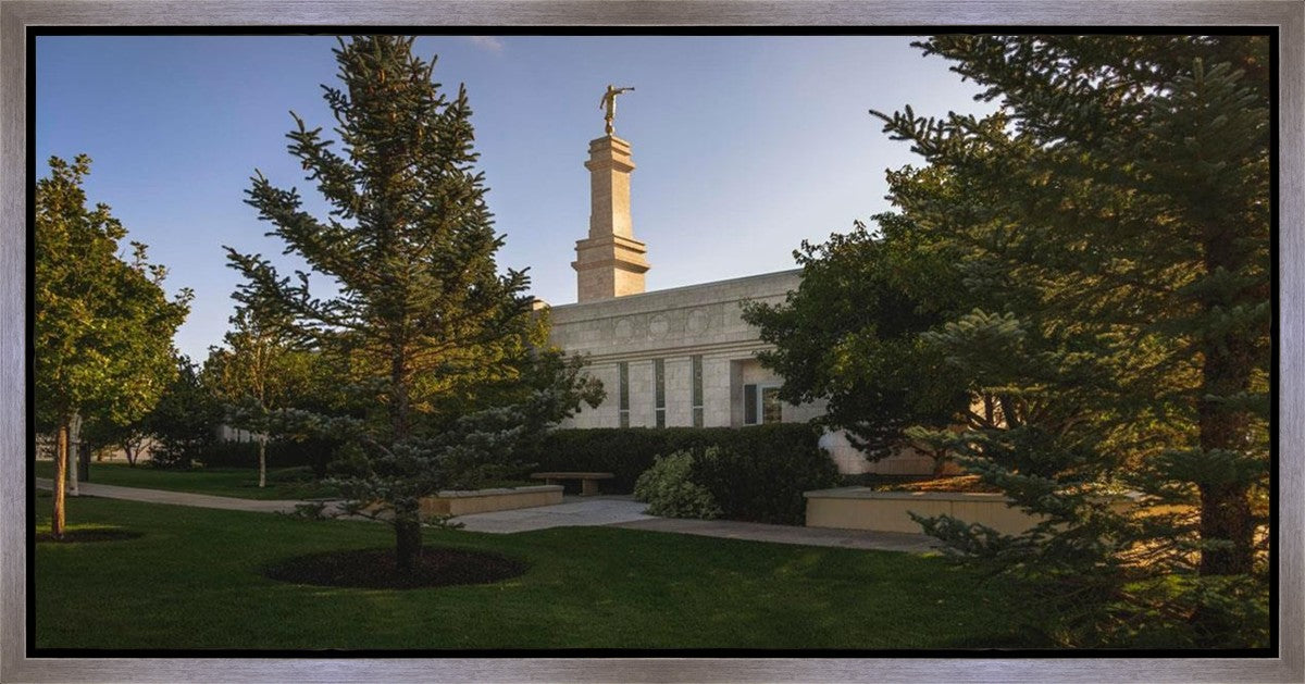 Monticello Temple Daytime Skies Gallery Wrap