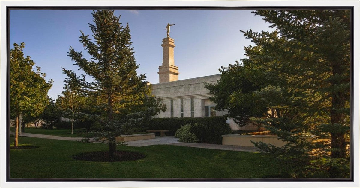 Monticello Temple Daytime Skies Gallery Wrap