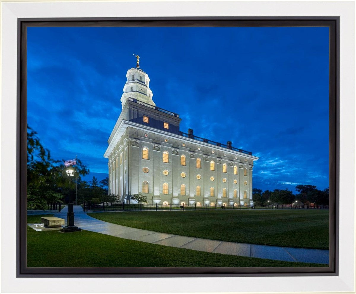 Nauvoo Temple Blue Hour Gallery Wrap
