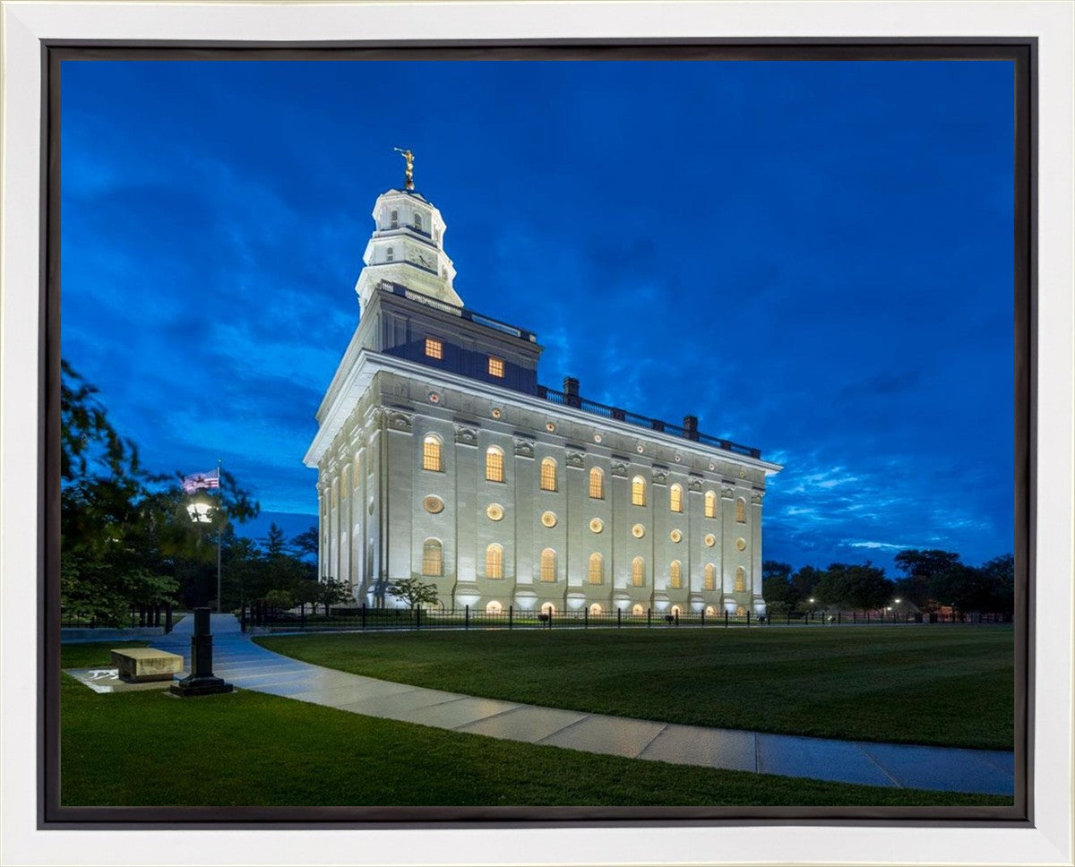 Nauvoo Temple Blue Hour Gallery Wrap