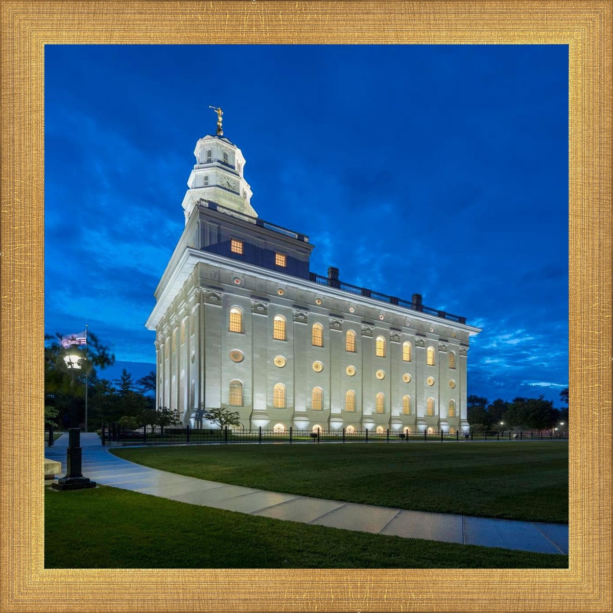 Nauvoo Temple Blue Hour