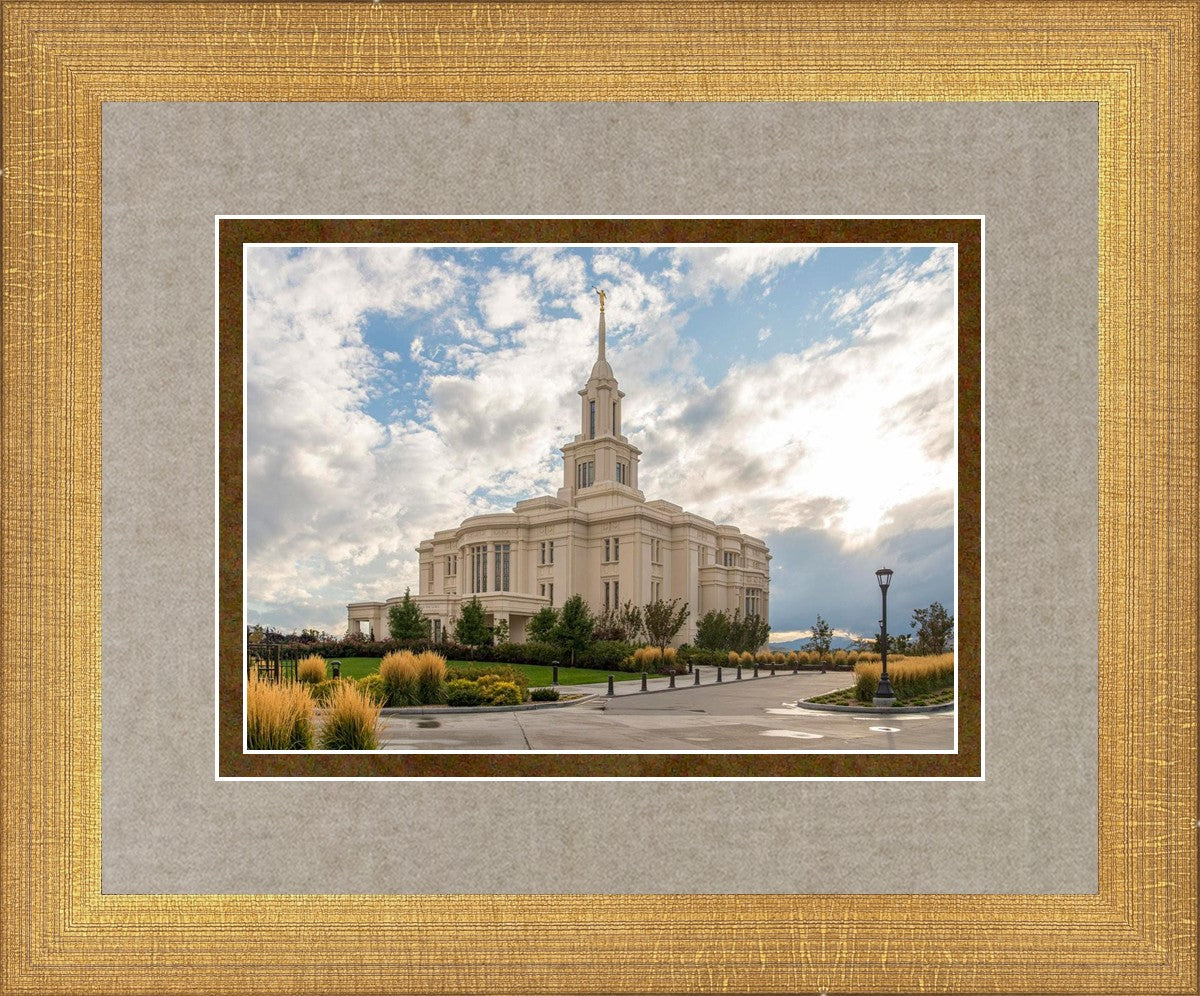 Payson Temple Golden Hour