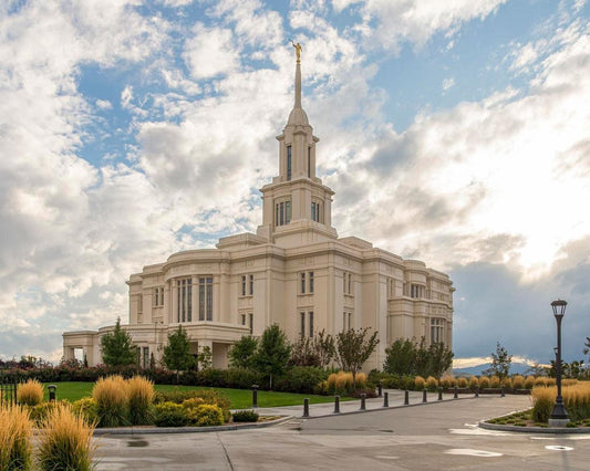 Payson Temple Golden Hour Gallery Wrap