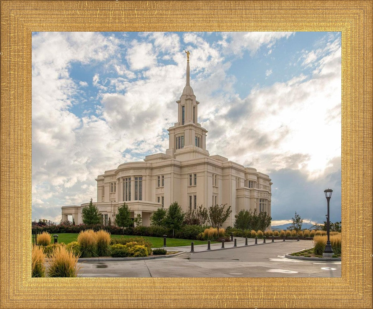 Payson Temple Golden Hour
