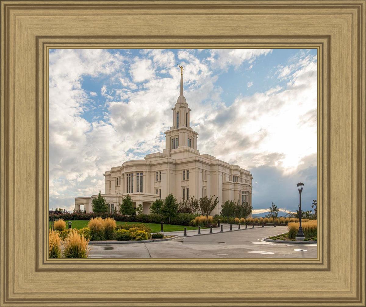 Payson Temple Golden Hour