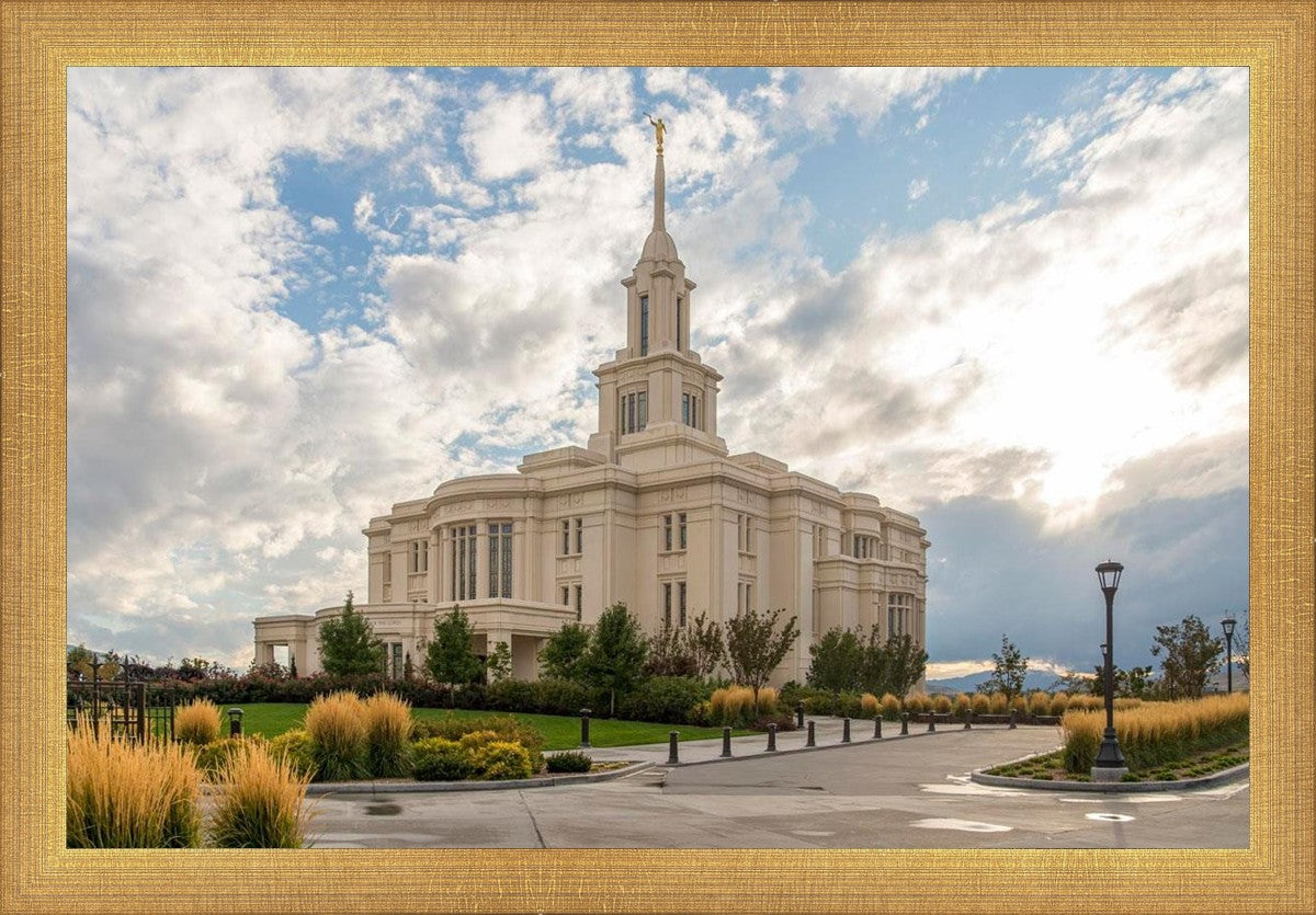 Payson Temple Golden Hour