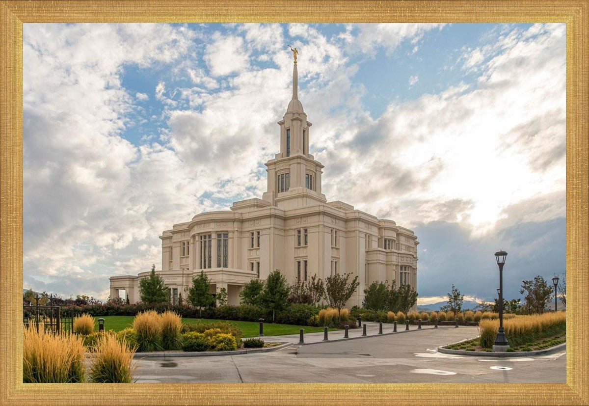 Payson Temple Golden Hour
