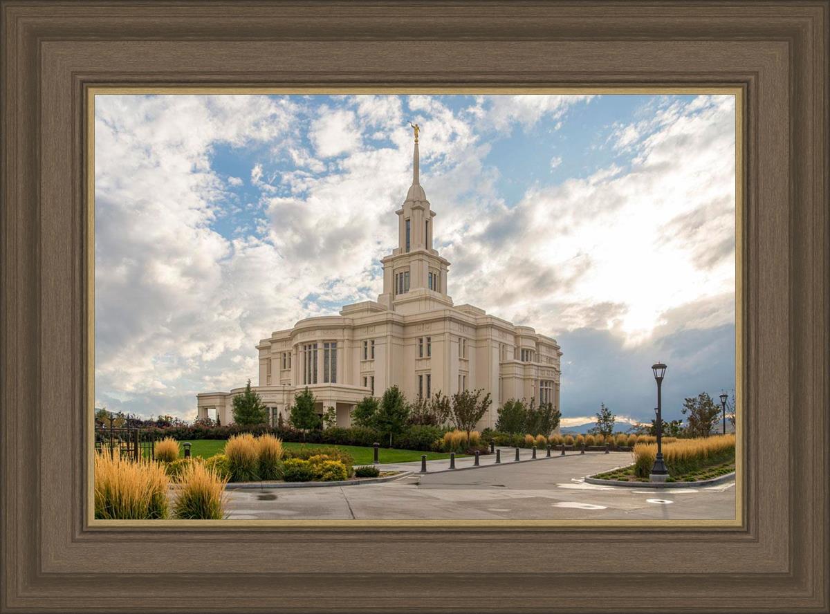 Payson Temple Golden Hour