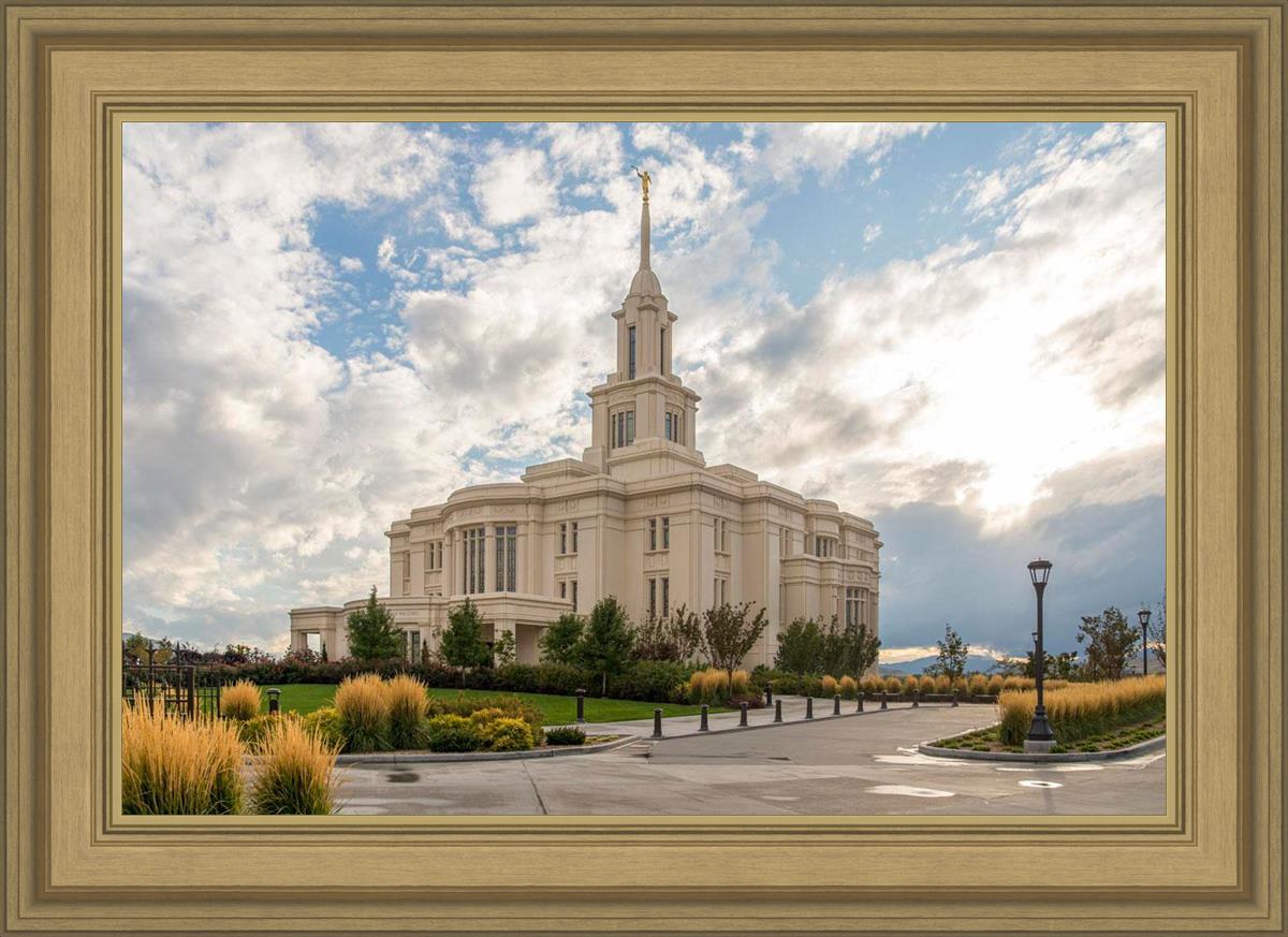 Payson Temple Golden Hour