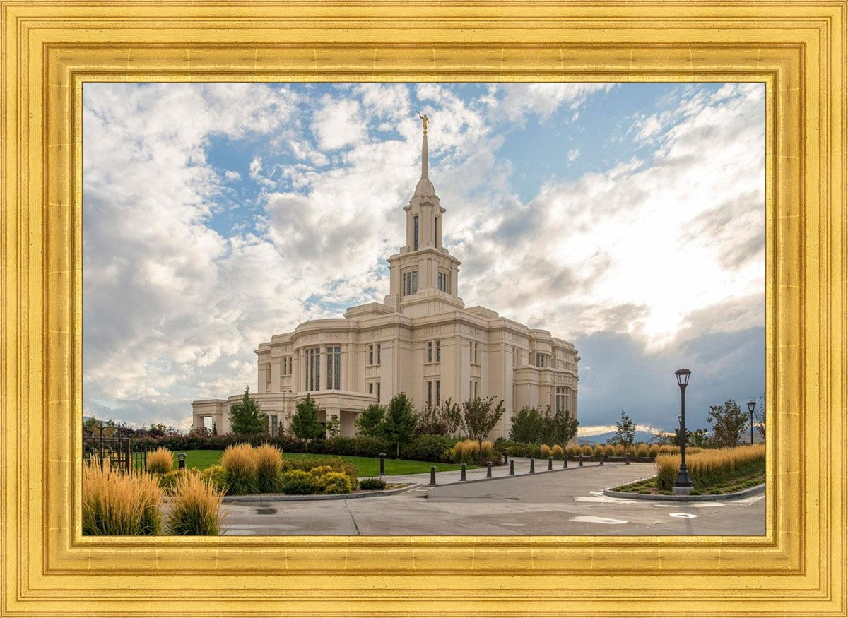 Payson Temple Golden Hour