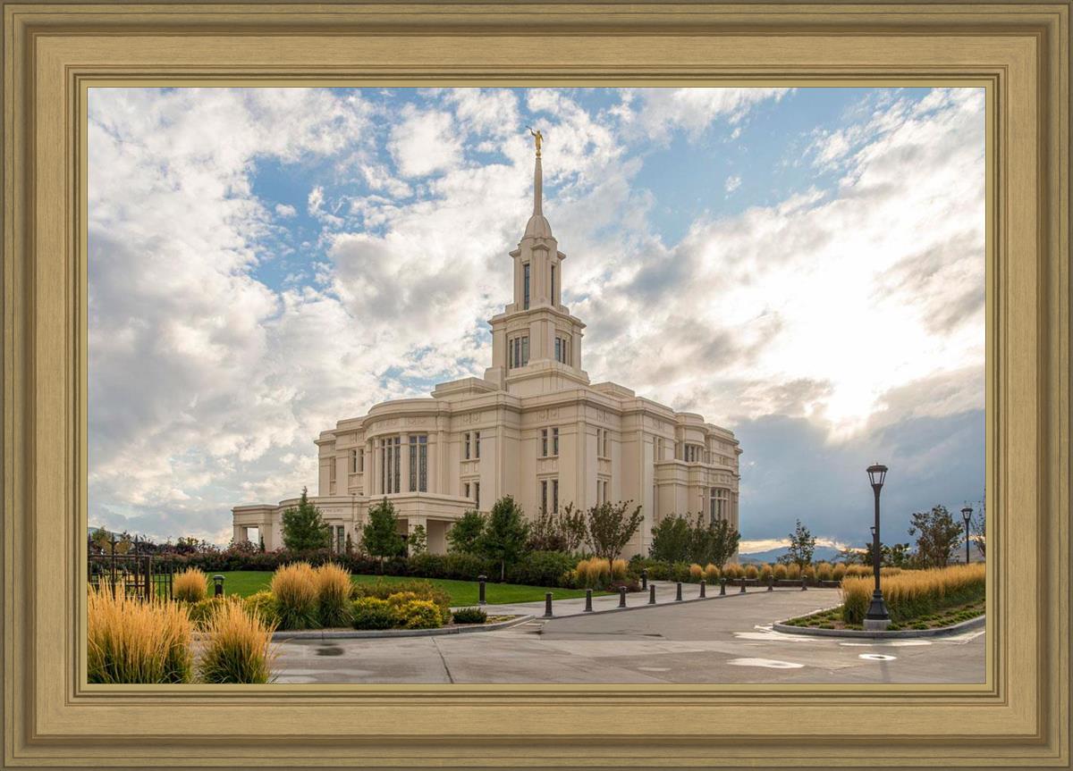 Payson Temple Golden Hour