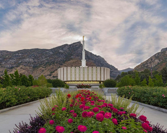 Provo Temple First Light Gallery Wrap