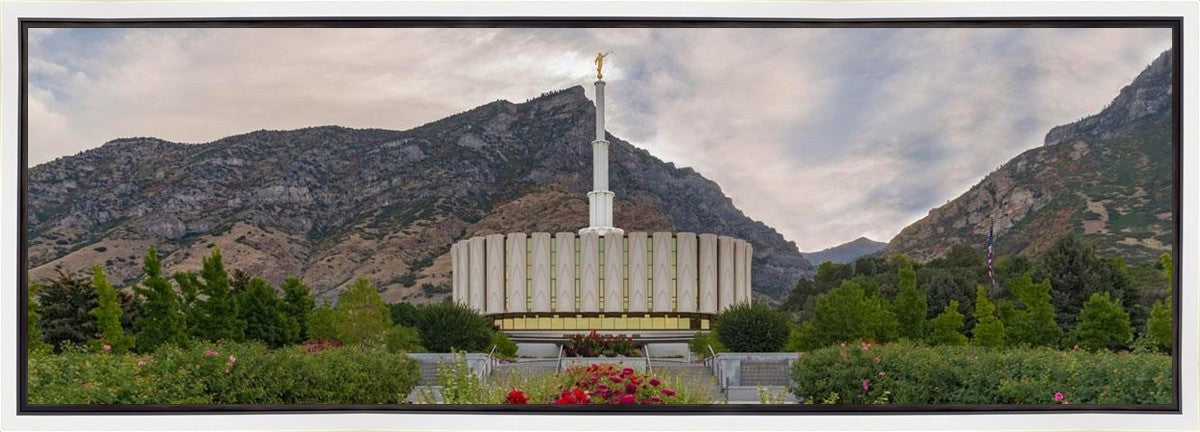Provo Temple First Light Gallery Wrap