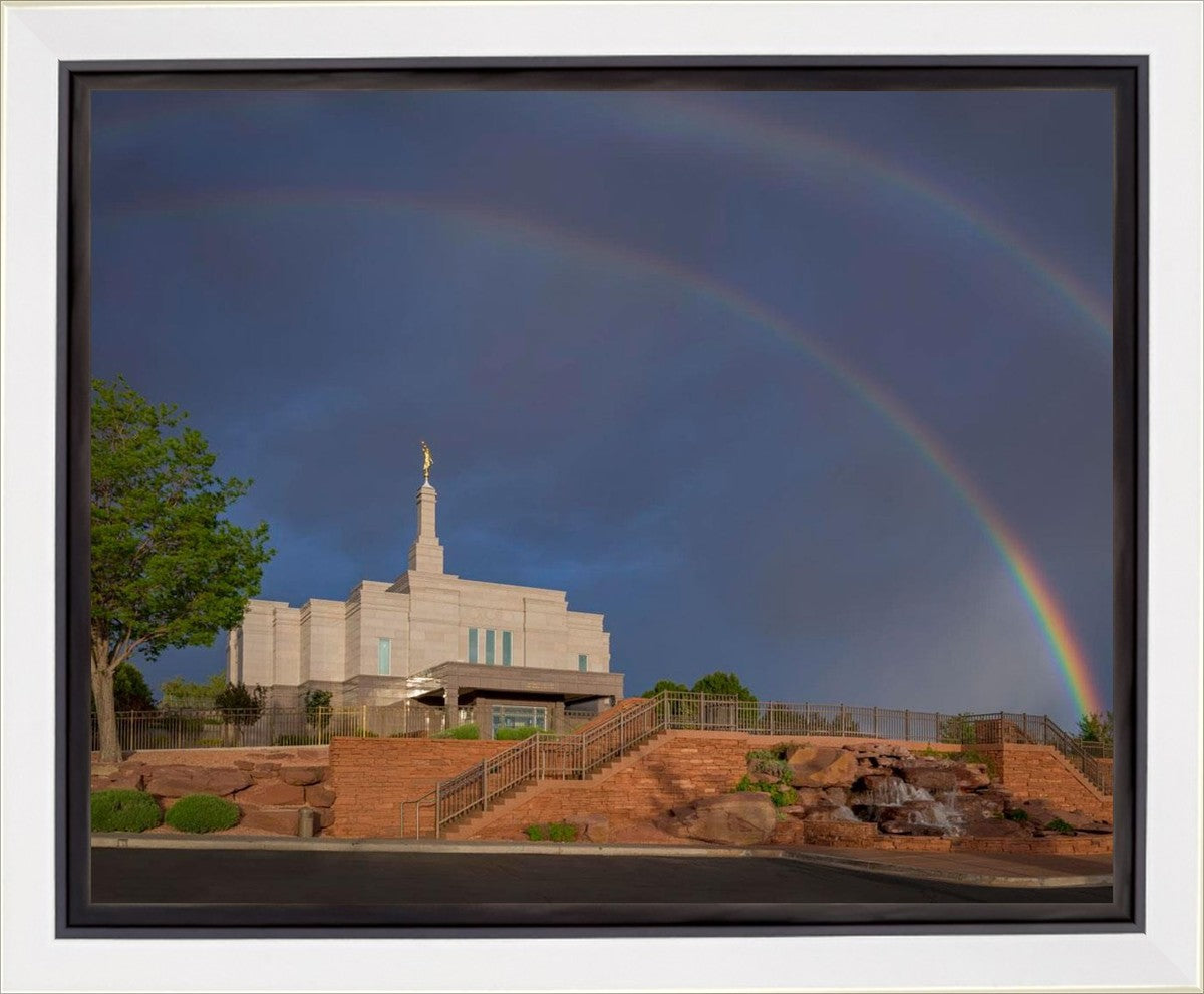 Snowflake Temple Hopeful Days Ahead Gallery Wrap