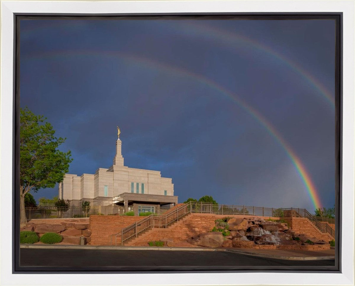 Snowflake Temple Hopeful Days Ahead Gallery Wrap