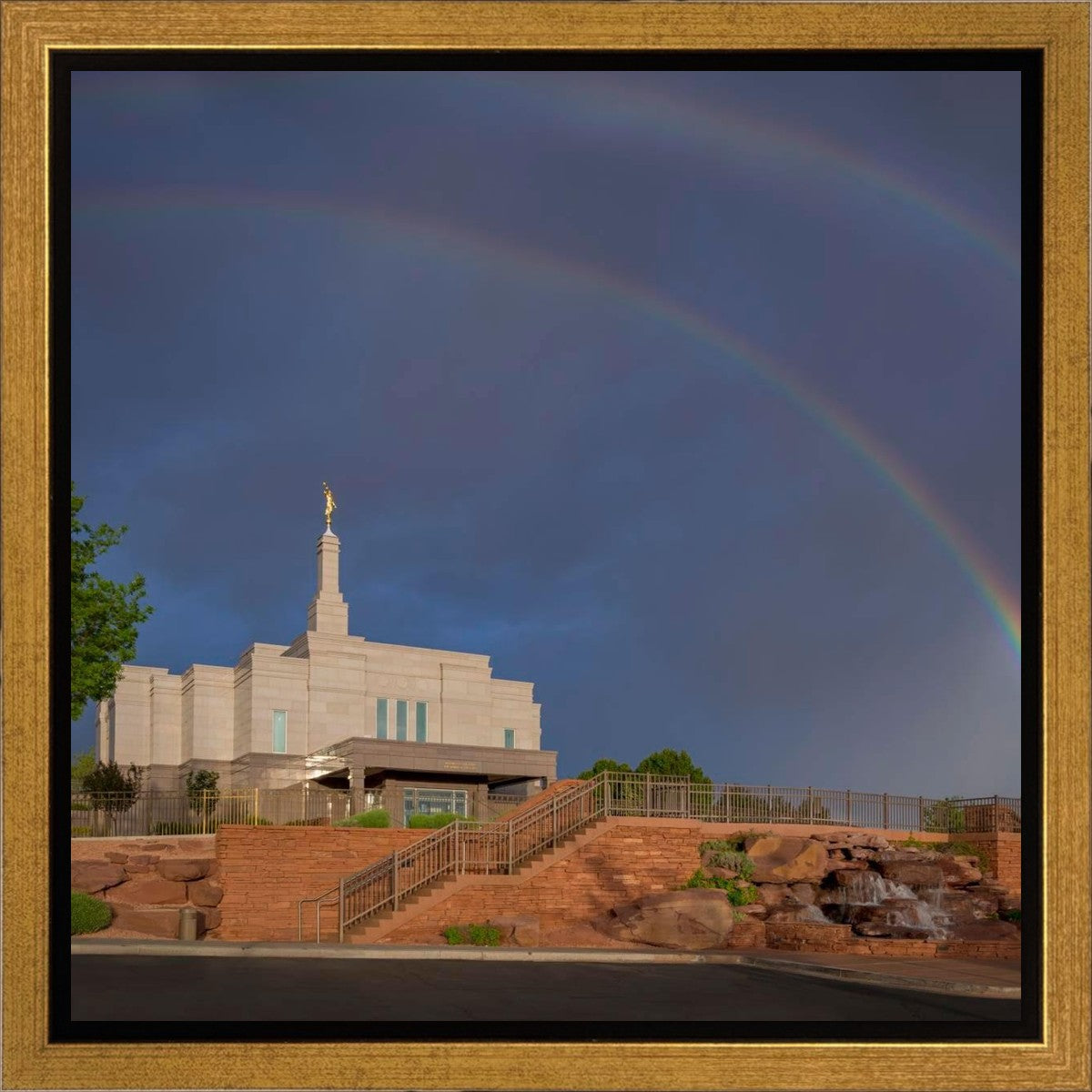 Snowflake Temple Hopeful Days Ahead Gallery Wrap