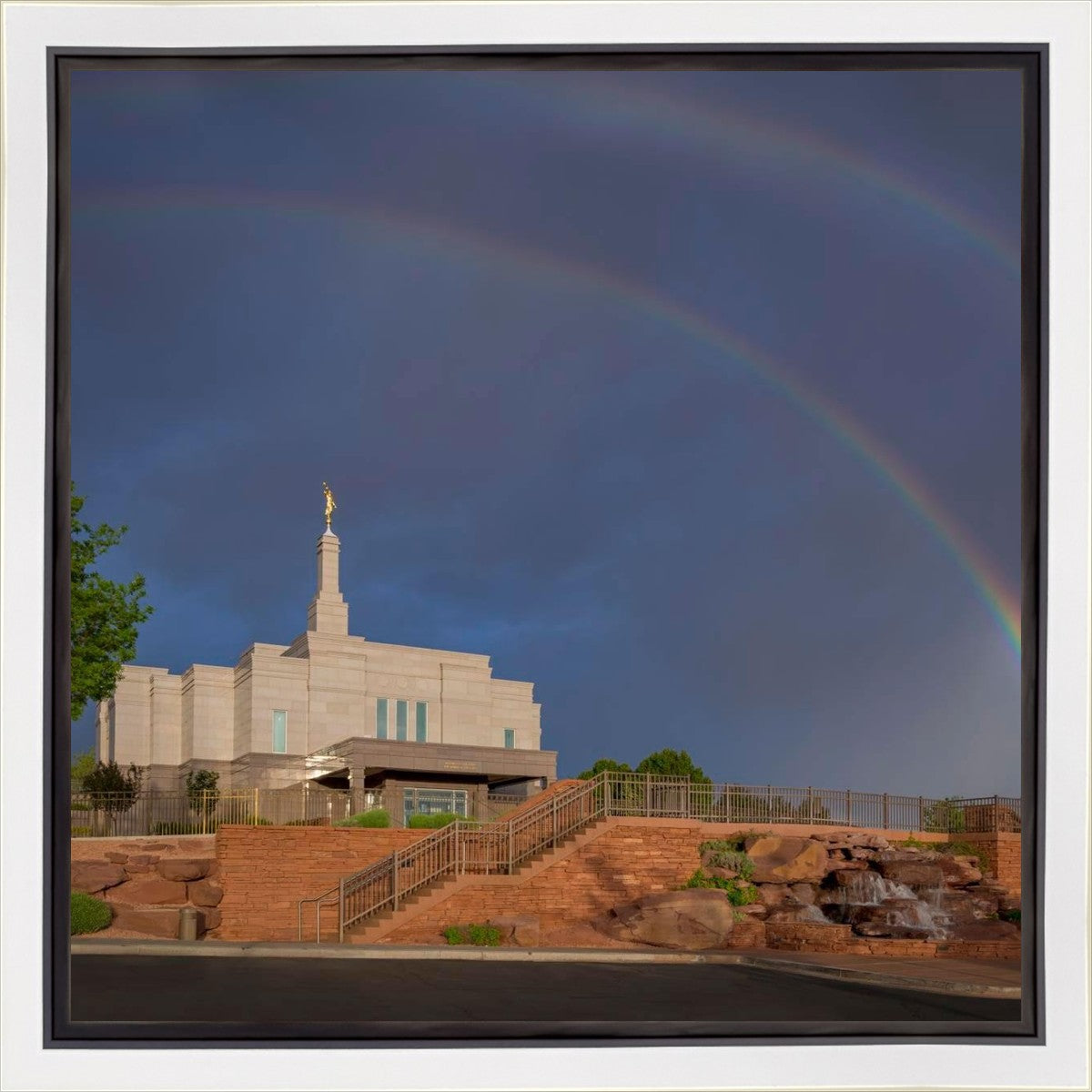 Snowflake Temple Hopeful Days Ahead Gallery Wrap