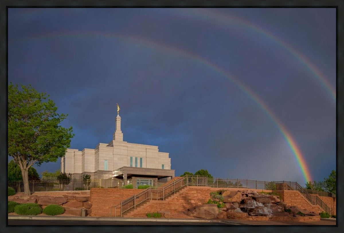 Snowflake Temple Hopeful Days Ahead Gallery Wrap