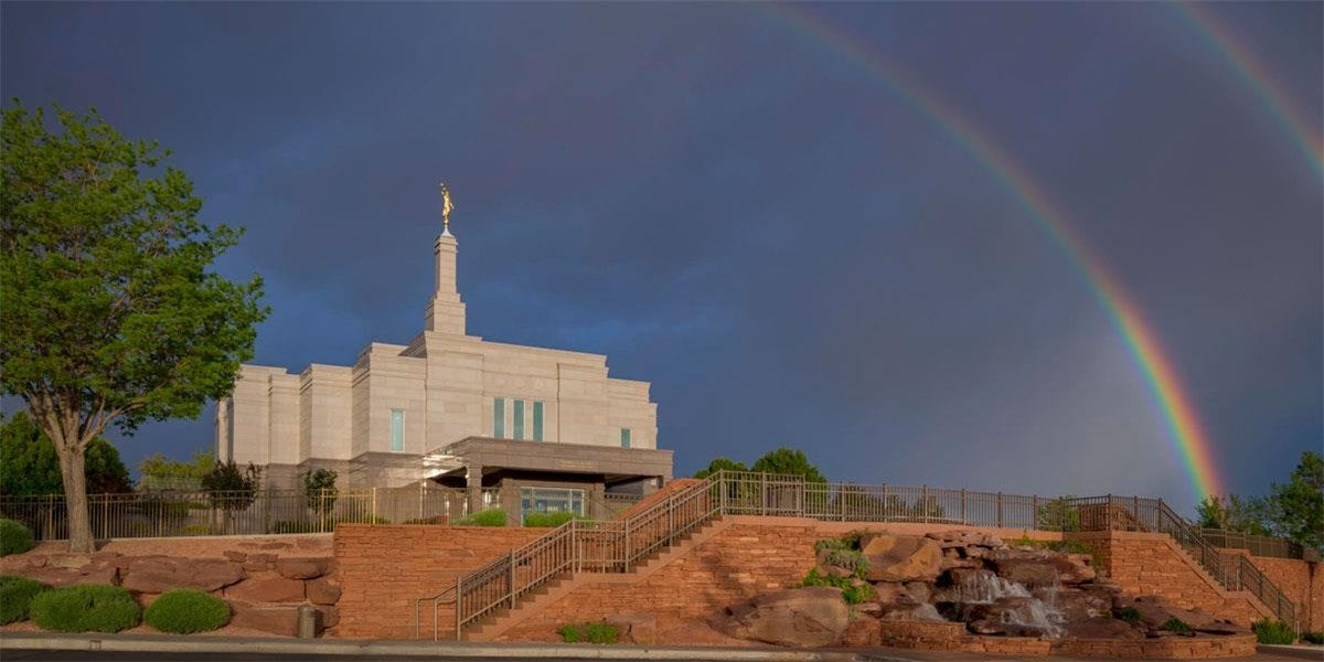 Snowflake Temple Hopeful Days Ahead Gallery Wrap