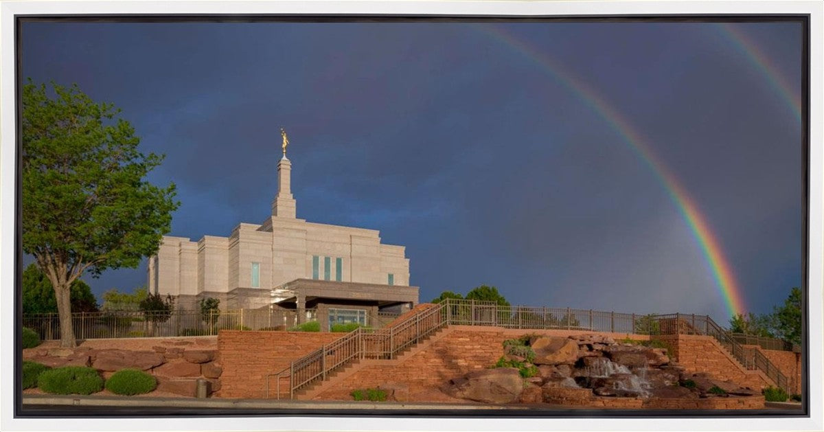 Snowflake Temple Hopeful Days Ahead Gallery Wrap