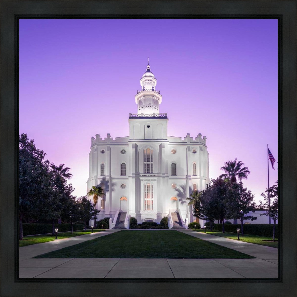 St George Temple Majestic Gallery Wrap