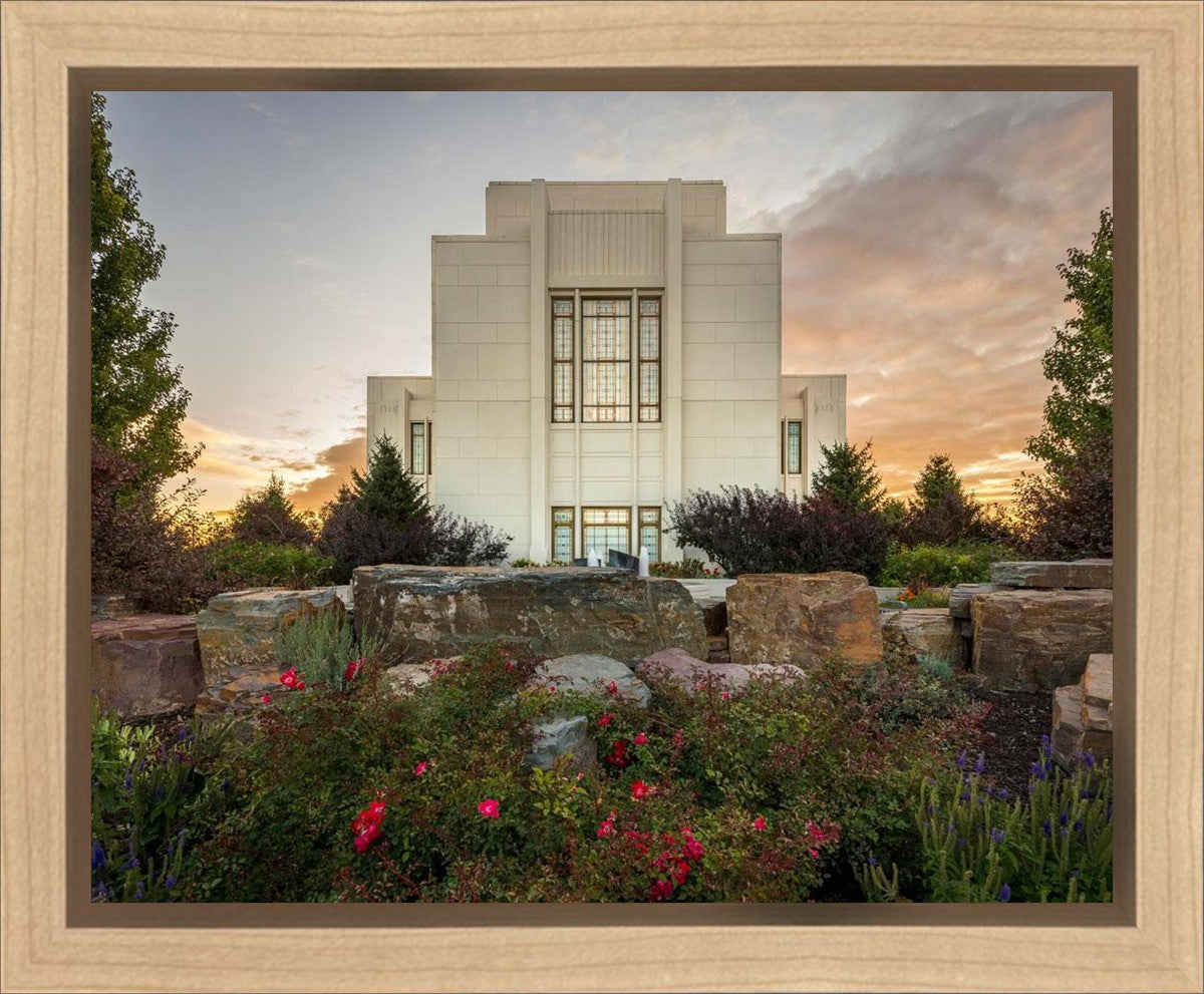 Twin Falls Temple Garden Of Eden Gallery Wrap