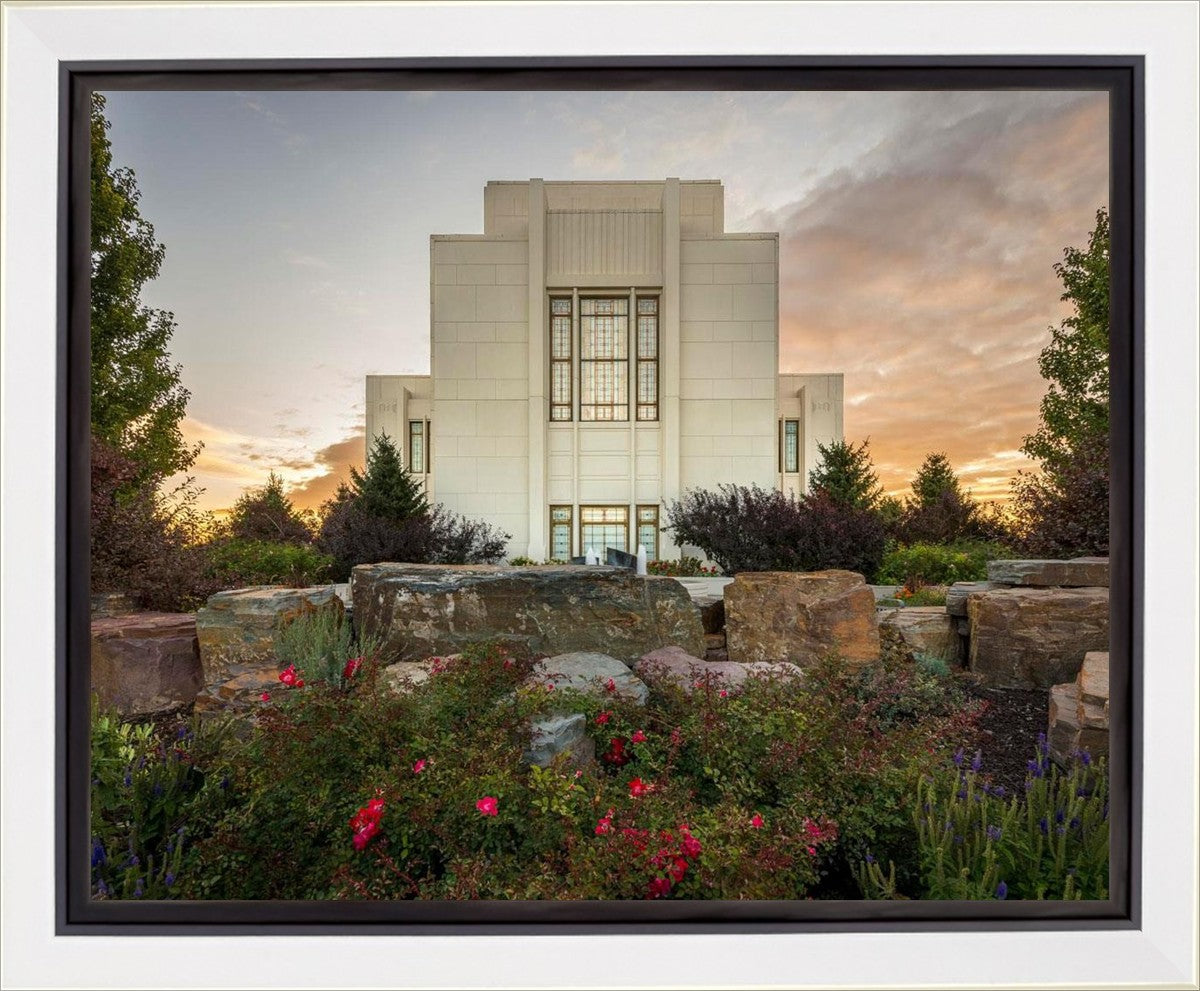 Twin Falls Temple Garden Of Eden Gallery Wrap