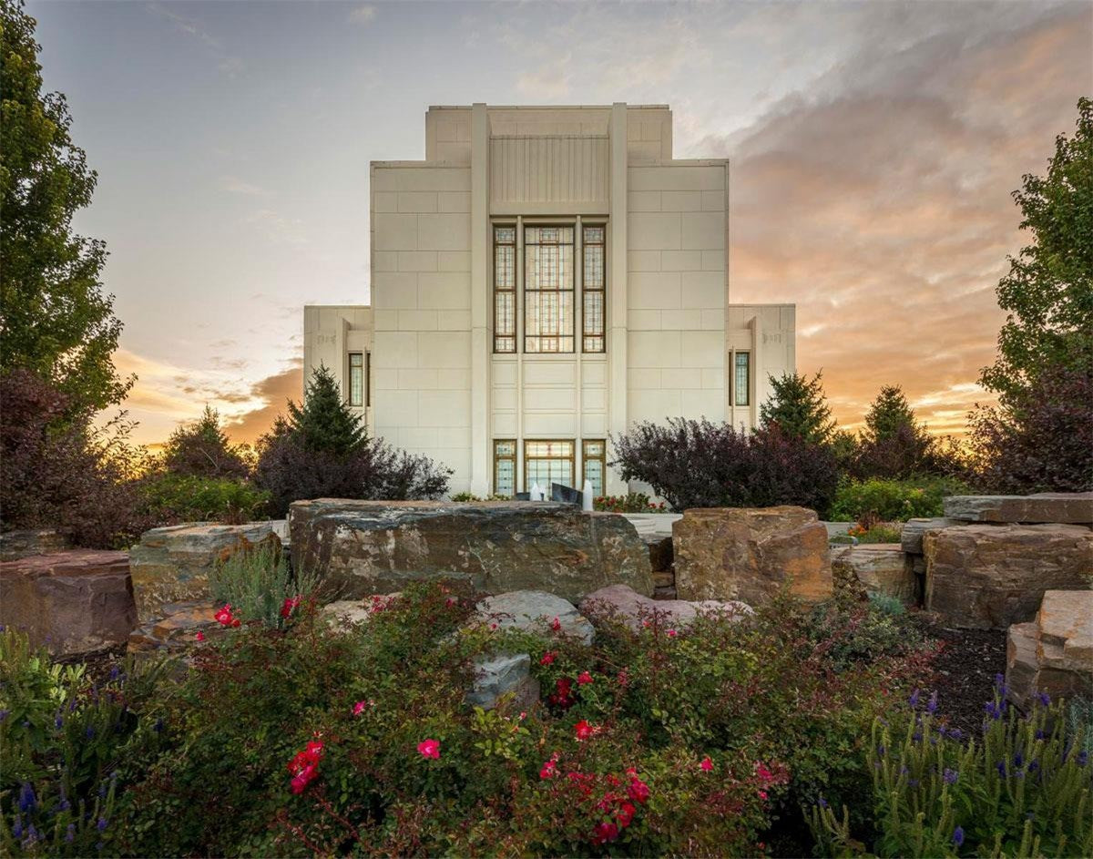 Twin Falls Temple Garden Of Eden Gallery Wrap