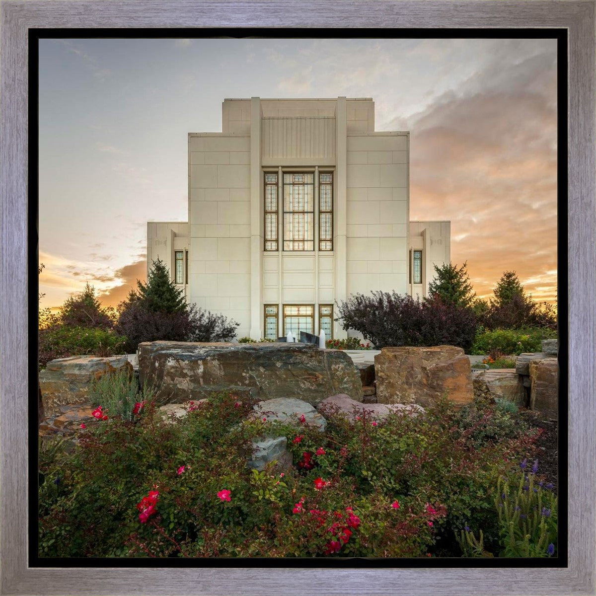 Twin Falls Temple Garden Of Eden Gallery Wrap