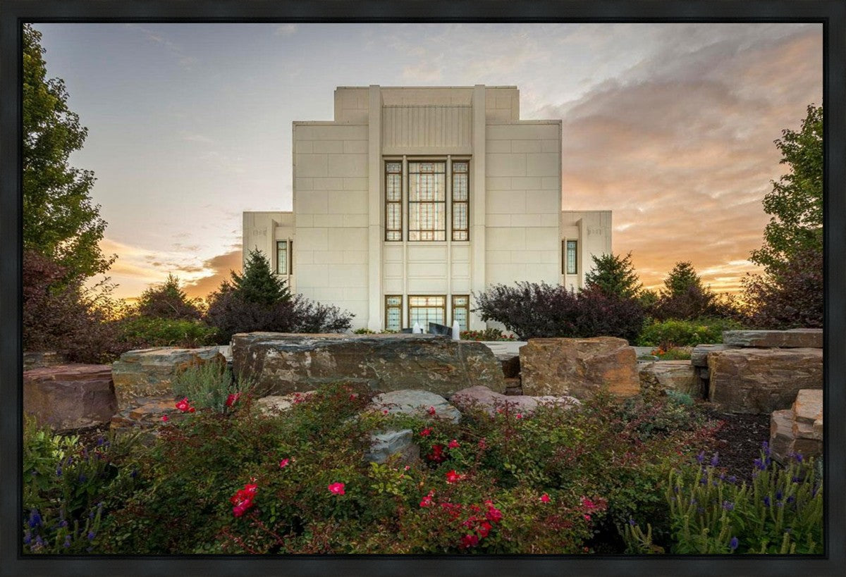 Twin Falls Temple Garden Of Eden Gallery Wrap