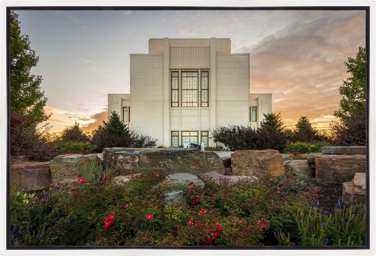 Twin Falls Temple Garden Of Eden Gallery Wrap