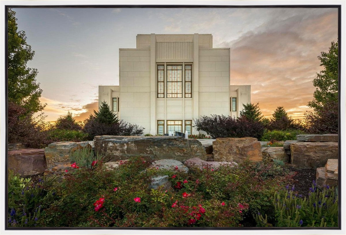 Twin Falls Temple Garden Of Eden Gallery Wrap