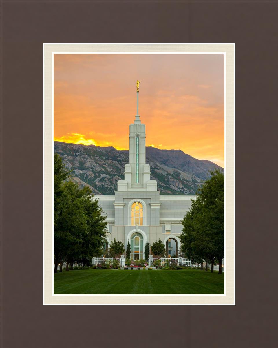 Mount Timpanogos Morning Glory (Full Vertical Version)