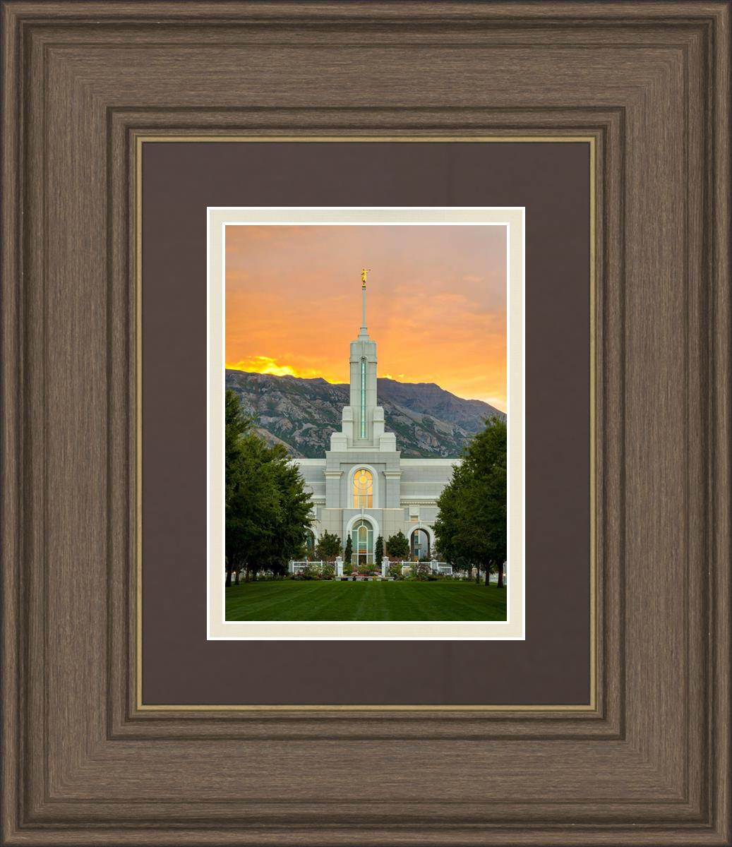 Mount Timpanogos Morning Glory (Full Vertical Version)