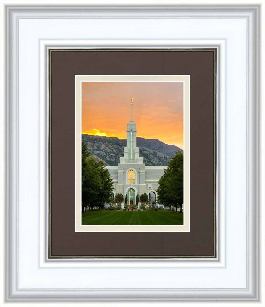 Mount Timpanogos Morning Glory (Full Vertical Version)