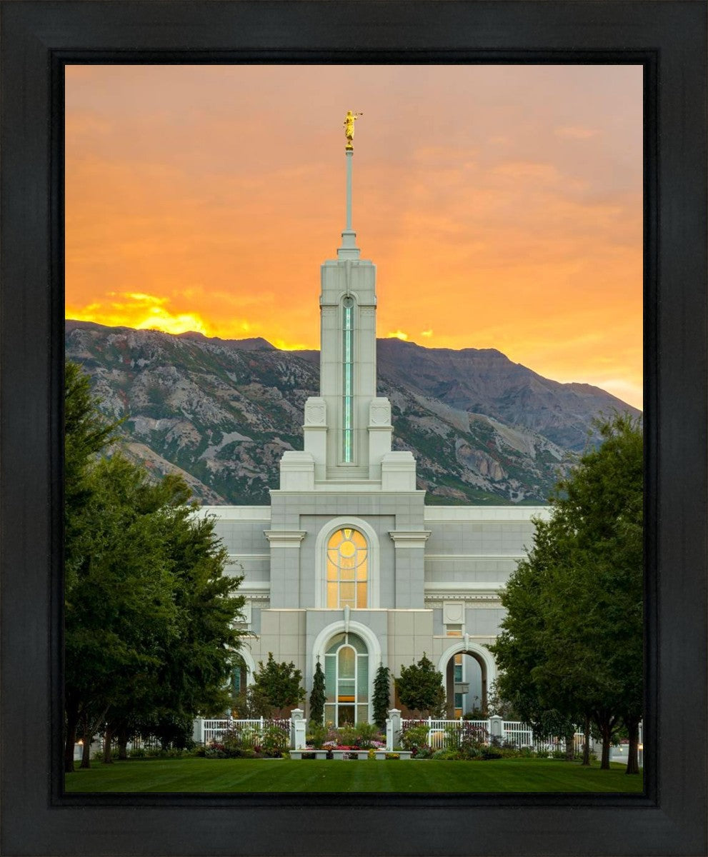 Mount Timpanogos Morning Glory (Full Vertical Version) Gallery Wrap
