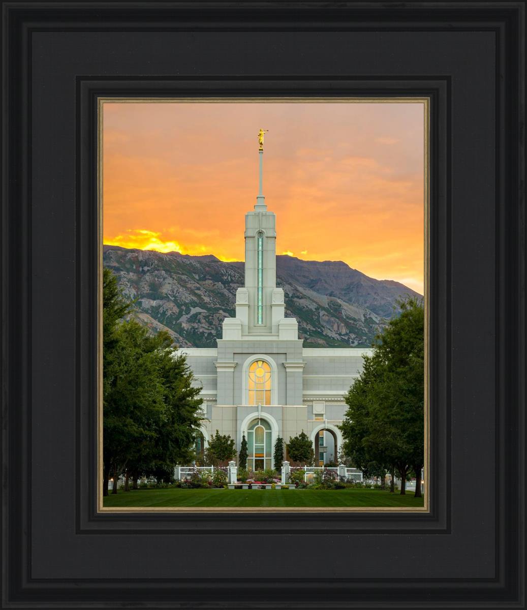 Mount Timpanogos Morning Glory (Full Vertical Version)