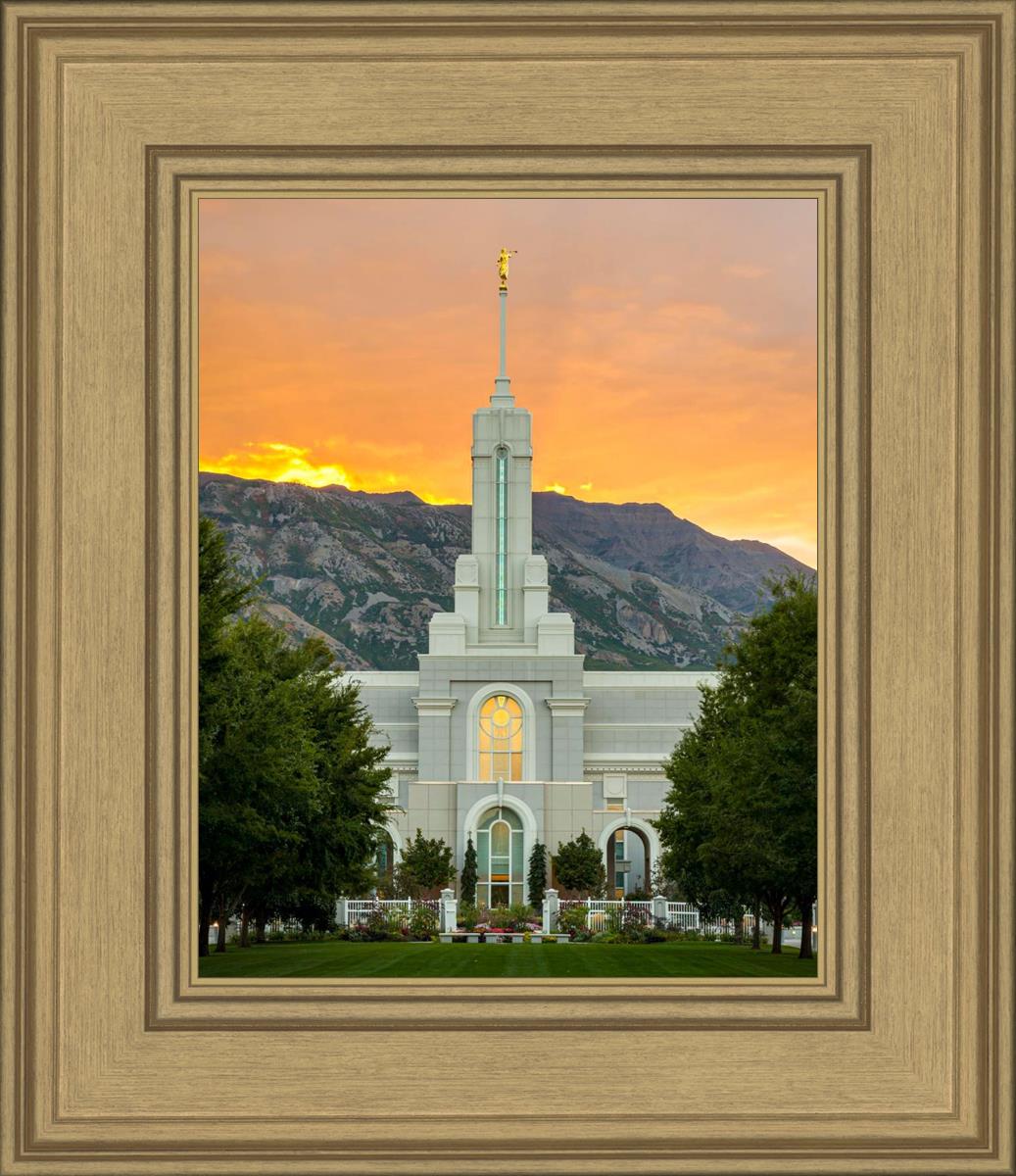 Mount Timpanogos Morning Glory (Full Vertical Version)