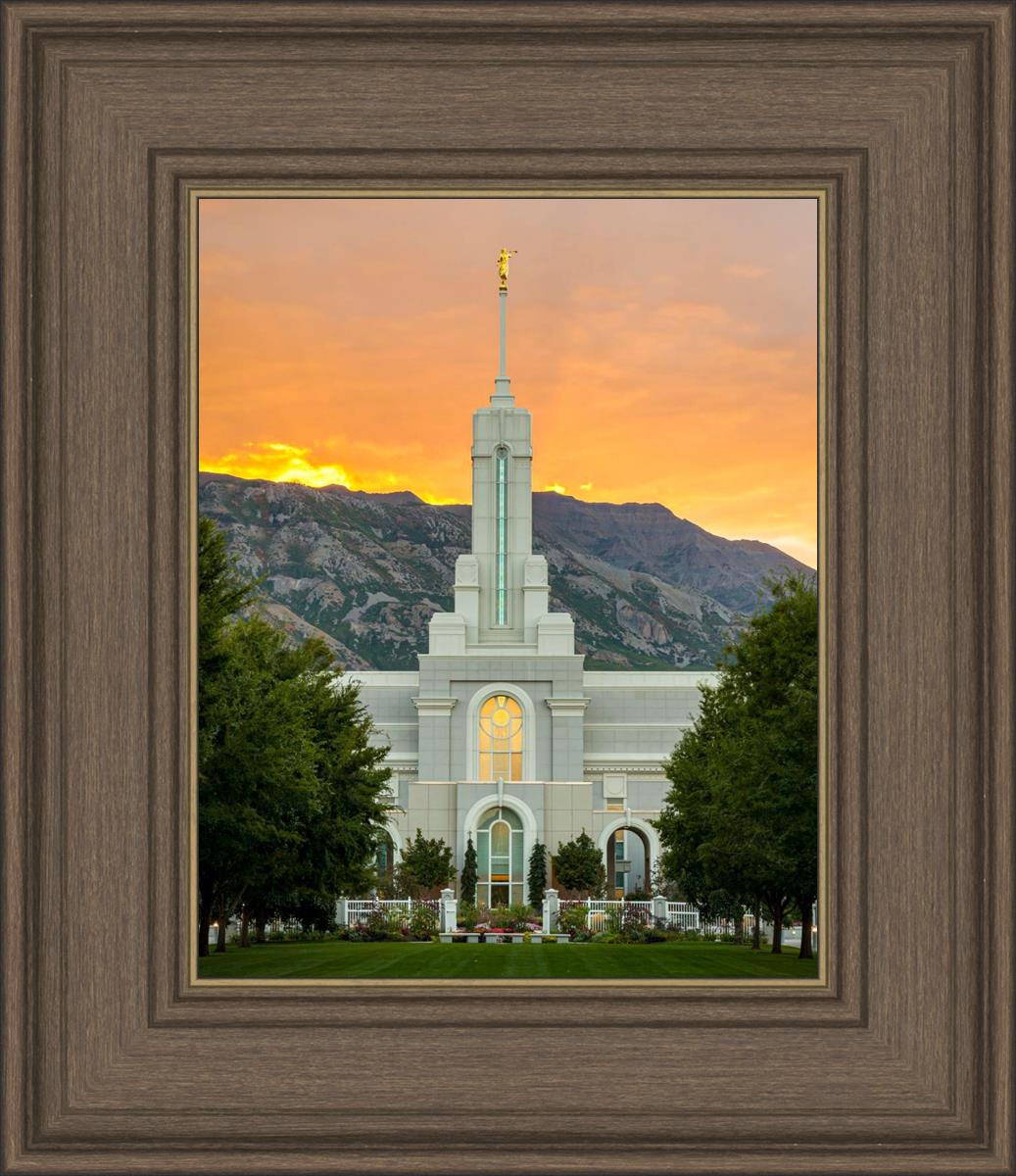 Mount Timpanogos Morning Glory (Full Vertical Version)
