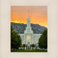 Mount Timpanogos Morning Glory (Full Vertical Version)