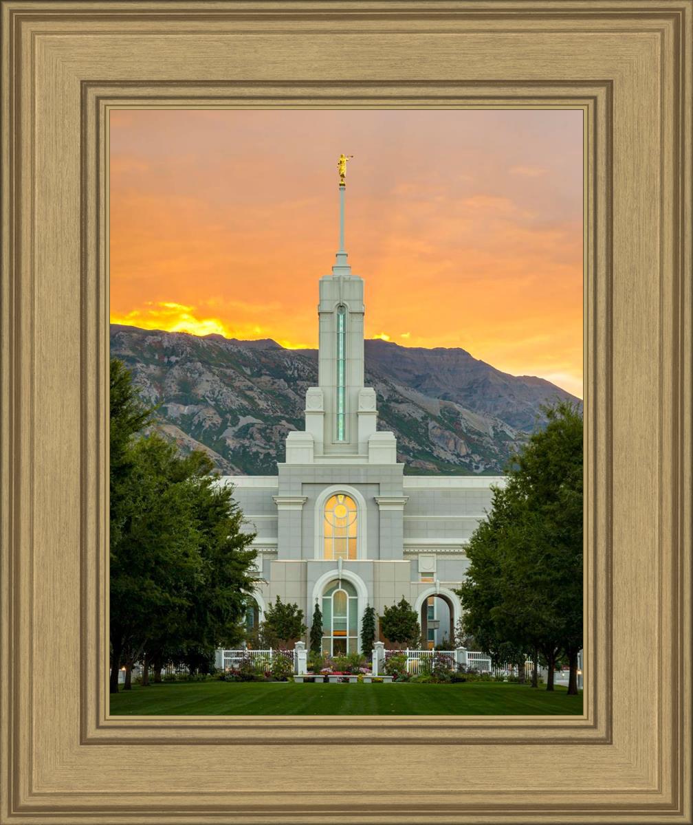 Mount Timpanogos Morning Glory (Full Vertical Version)