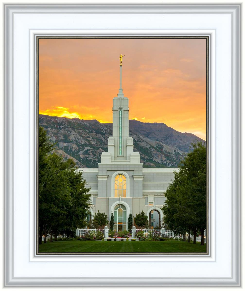 Mount Timpanogos Morning Glory (Full Vertical Version)