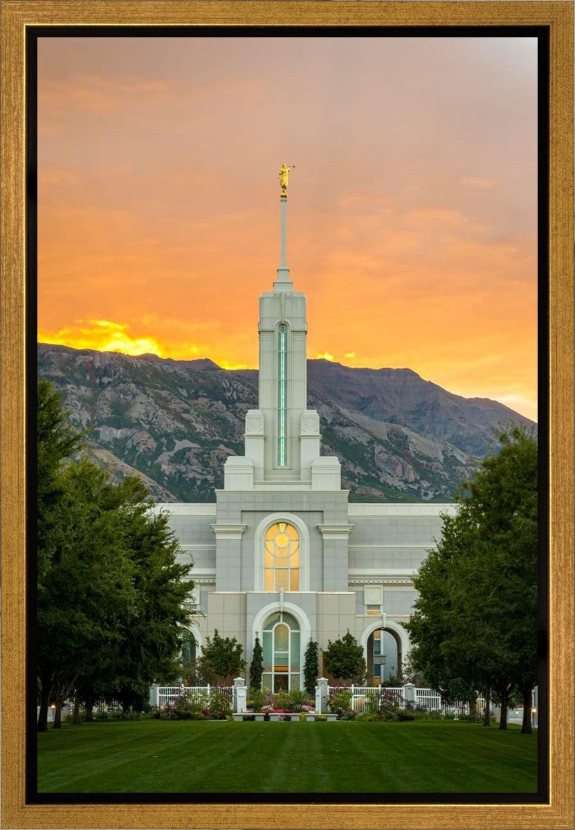 Mount Timpanogos Morning Glory (Full Vertical Version) Gallery Wrap