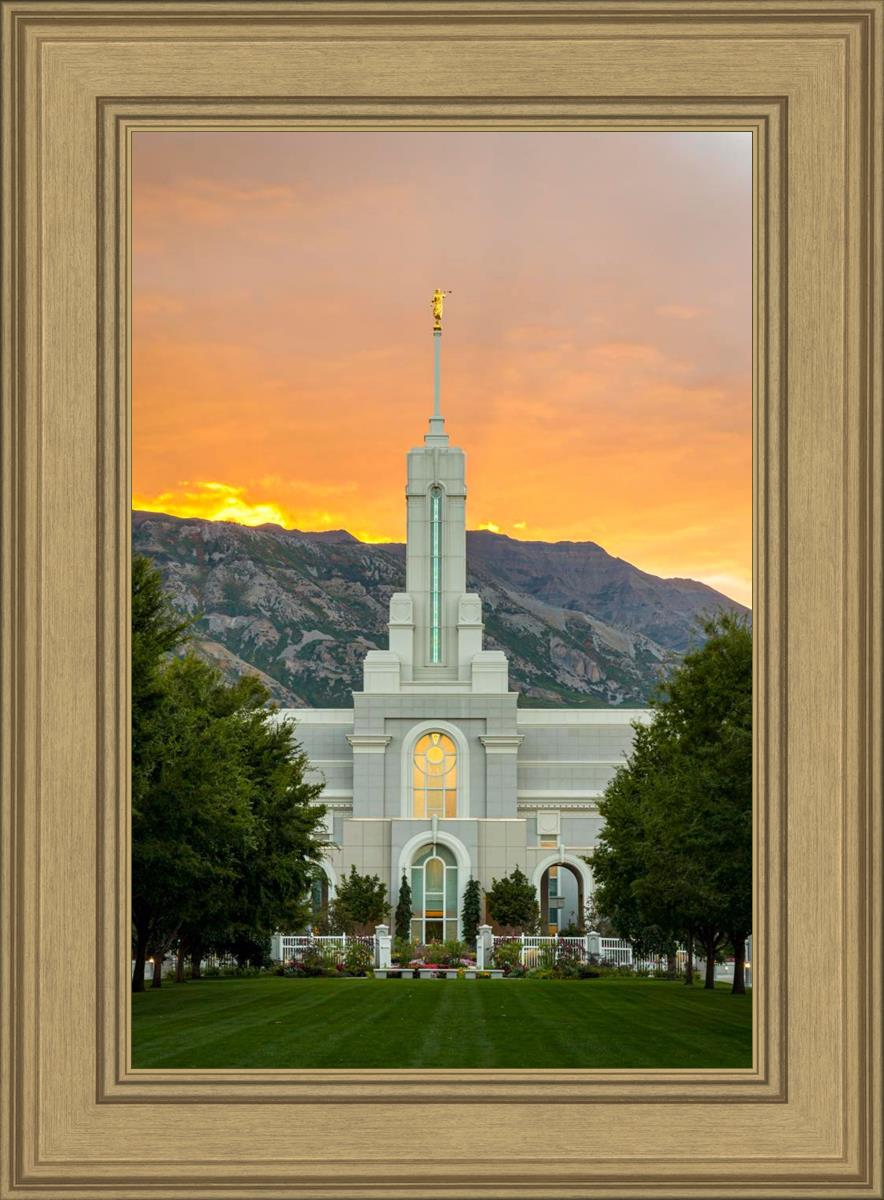 Mount Timpanogos Morning Glory (Full Vertical Version)