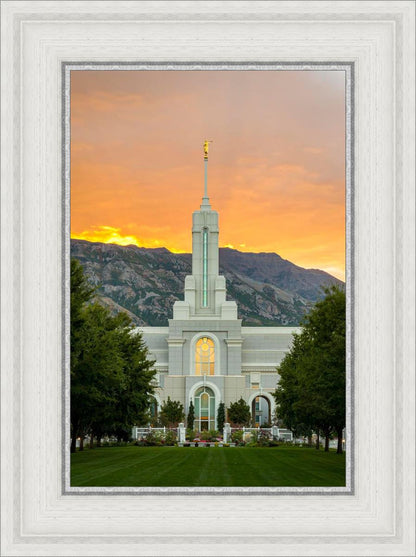 Mount Timpanogos Morning Glory (Full Vertical Version)