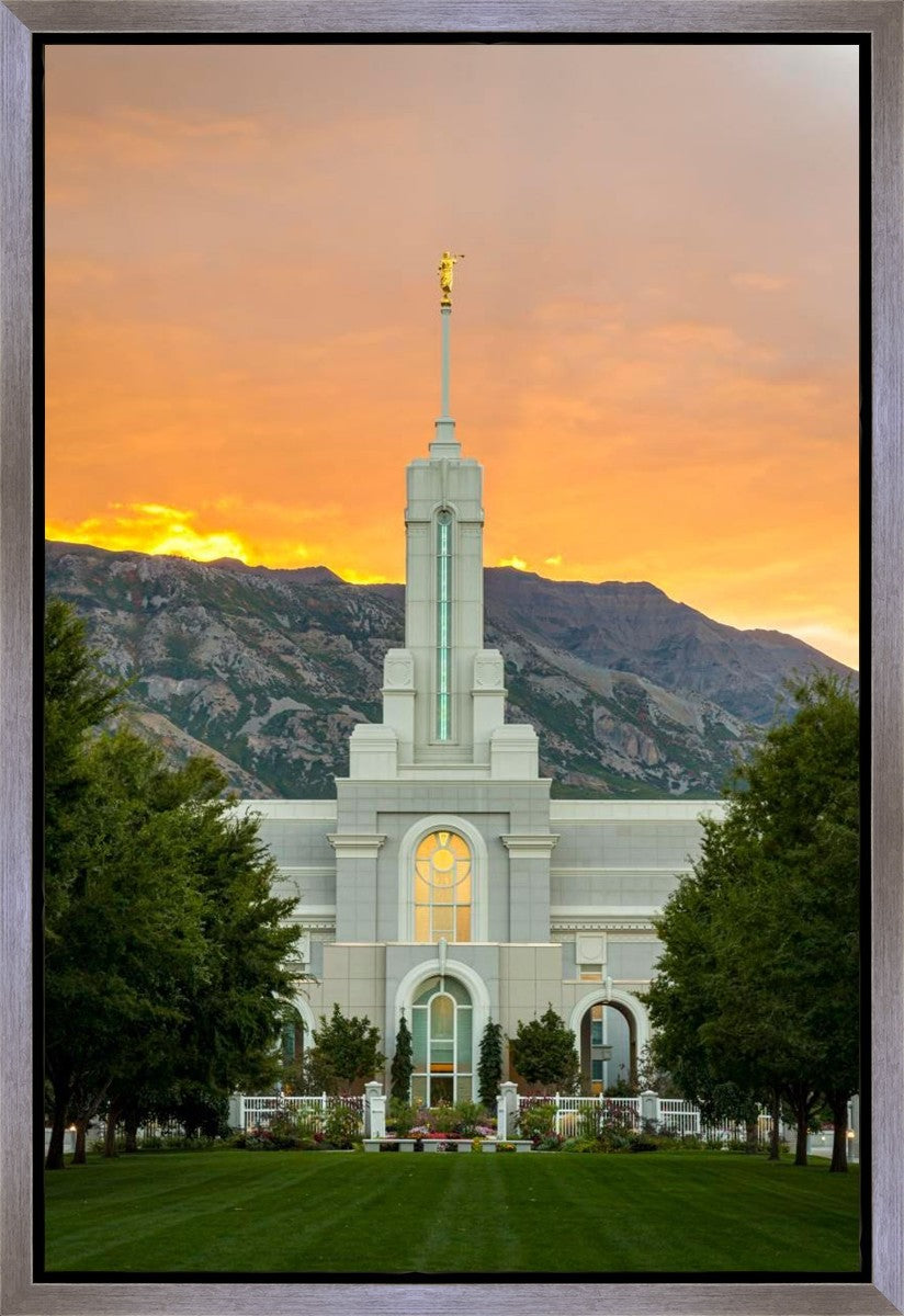 Mount Timpanogos Morning Glory (Full Vertical Version) Gallery Wrap
