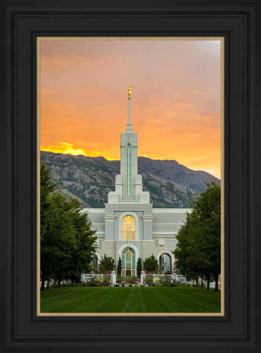 Mount Timpanogos Morning Glory (Full Vertical Version)