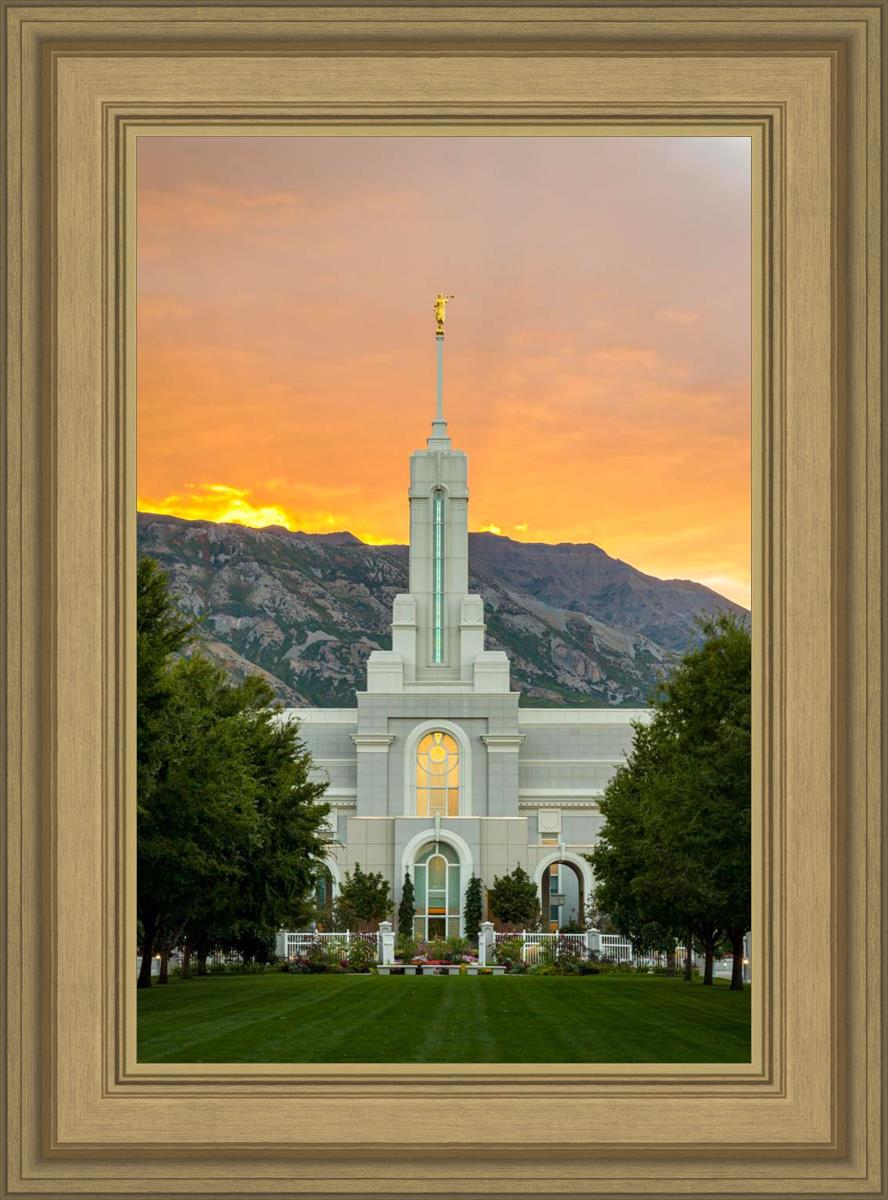 Mount Timpanogos Morning Glory (Full Vertical Version)
