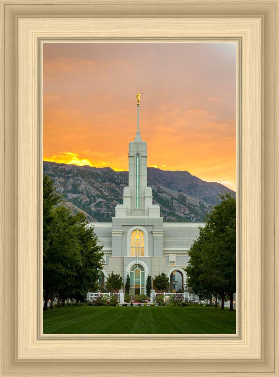 Mount Timpanogos Morning Glory (Full Vertical Version)